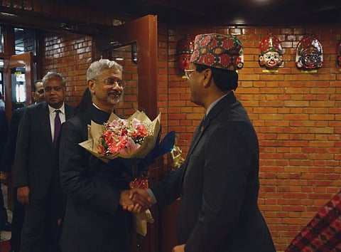 இரண்டு நாள் பயணமாக நேபாளம் சென்றார் வெளியுறவு அமைச்சர் ஜெய்சங்கர்