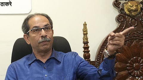 செய்தியாளர் சந்திப்பில் உத்தவ் தாக்கரே