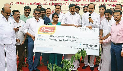 “இந்தியாவிலேயே தலைசிறந்ததாக திருப்பூர் புற்றுநோய் மருத்துவமனை அமையும்” - அமைச்சர் பெருமிதம்