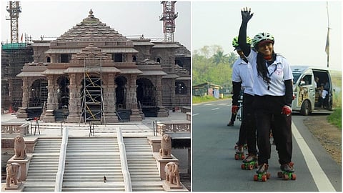 காசி டு அயோத்தி: ராமர் கோயில் திறப்பு விழாவுக்கு ஸ்கேட்டிங் செய்து செல்லும் பெண்ணின் சாகசப் பயணம்!
