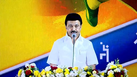 கேலோ இந்தியா தொடக்க விழாவில்  தமிழக முதல்வர் மு.க.ஸ்டாலின் உரையாற்றினார்