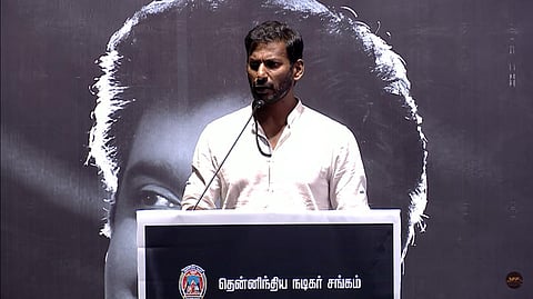 “விஜயகாந்த் மகன் சண்முகபாண்டியன் படத்தில் நடிக்க தயார்” - விஷால் @ நினைவேந்தல் நிகழ்வு 