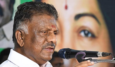 ஓ.பன்னீர்செல்வம் | கோப்புப் படம்