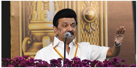 சேலத்தில் நடந்த திமுக இளைஞரணி மாநாட்டில் தமிழக முதல்வர் மு.க.ஸ்டாலின் உரையாற்றினார் | படம்: எஸ்.குருபிரசாத்