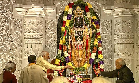 ராமர் கோயில் கருவறையில் பிரதமர் மோடி - அயோத்தி கோயில் திறப்பு விழா முக்கிய அம்சங்கள்