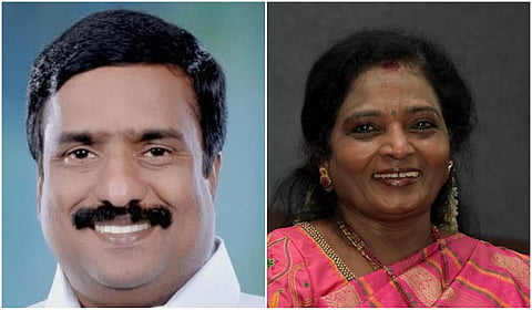 புதுச்சேரி எதிர்க்கட்சித் தலைவர் சிவா |  துணைநிலை ஆளுநர் தமிழிசை