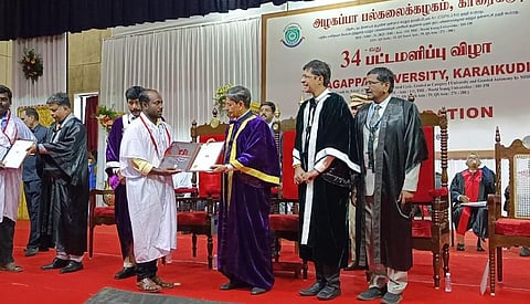 அழகப்பா பல்கலைக்கழக பட்டமளிப்பு விழா: அமைச்சர் ராஜ கண்ணப்பன் புறக்கணிப்பு