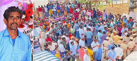கிருஷ்ணகிரி அருகே யானை தாக்கியதில் விவசாயி உயிரிழப்பு - பொதுமக்கள் சாலை மறியல்