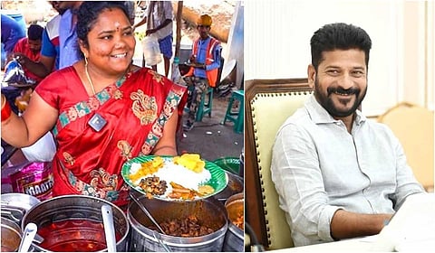 தெலங்கானாவில் சாலையோரக் கடையை மூடச் சொன்ன போலீஸார்; திறக்க உதவிய முதல்வர் ரேவந்த் ரெட்டி