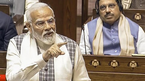 இடஒதுக்கீட்டை எதிர்த்தவர் ஜவஹர்லால் நேரு: மாநிலங்களவையில் பிரதமர் நரேந்திர மோடி குற்றச்சாட்டு