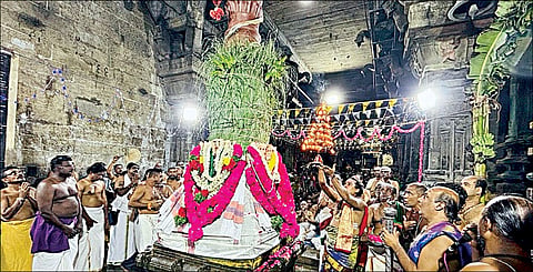 திருச்செந்தூர் மாசித் திருவிழா கொடியேற்றம்: பிப். 23-ம் தேதி தேரோட்டம்