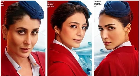 கவனம் ஈர்க்கும் தபு, கரீனா கபூர், கீர்த்தி சனோனின் ‘Crew’ முதல் தோற்றம்!