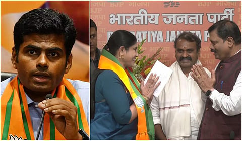 “விஜயதரணி வருகை தமிழக பாஜகவுக்கு வலுசேர்க்கும்” - அண்ணாமலை வரவேற்பு