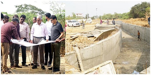 சென்னை மாநகர் மற்றும் புறநகர் பகுதிகளில் நடைபெற்றுவரும் வெள்ளத் தடுப்பு கட்டமைப்புப் பணிகளை தலைமைச் செயலாளர் சிவ்தாஸ் மீனா ஆய்வு செய்தார்.