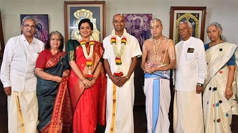 ககன்யான் திட்டம் மூலம் விண்வெளி செல்லும் வீரரை மணந்தார் நடிகை லெனா