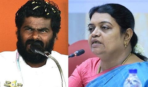 அண்ணாமலை, அமைச்சர் கீதாஜீவன்