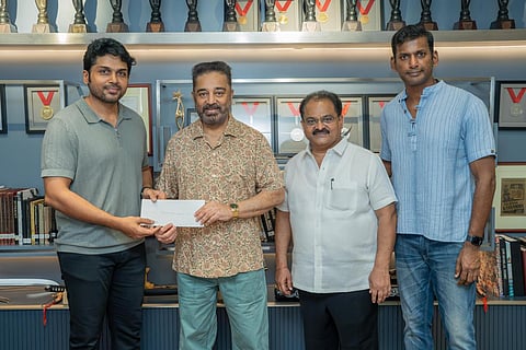 நடிகர் சங்க கட்டிட பணிகளுக்கு கமல்ஹாசன் ரூ.1 கோடி நிதியுதவி