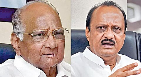 சரத் பவார் படத்தை பயன்படுத்த அஜித் பவாருக்கு ‘பவர்’ இல்லை!
