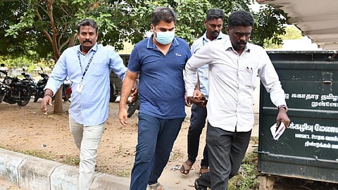 அங்கித் திவாரி நீதிமன்றத்தில் ஆஜர் | கோப்புப் படம்.