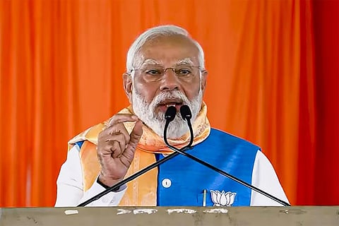 நாகர்கர்நூல் பொதுக் கூட்டத்தில் உரையாற்றிய பிரதமர் மோடி