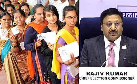 மக்களவைத் தேர்தலில் வாக்களிக்க 96.8 கோடி மக்கள் தகுதி: தேர்தல் ஆணையர் ராஜீவ் குமார் தகவல்