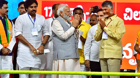 ஆந்திராவில் புதிய கூட்டணி அமைந்தாலும் ஜெகனை ‘தாக்காத’ பிரதமர் மோடி!
