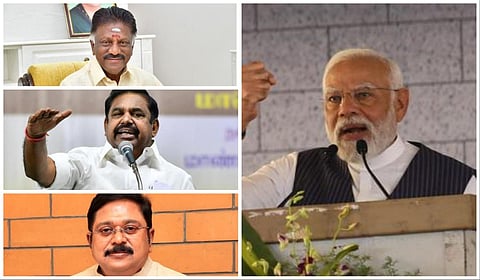 பாஜக மேடையில் அணிவகுத்த கட்சிகள்... ‘வீக்’ ஆகிறதா அதிமுக ‘கணக்கு’?