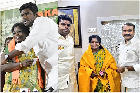 “அண்ணாமலை கரங்களை வலுப்படுத்துவேன்” - முறைப்படி பாஜகவில் மீண்டும் இணைந்த தமிழிசை