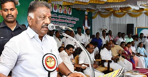 ஓ.பன்னீர்செல்வம் | கோப்புப்படம்