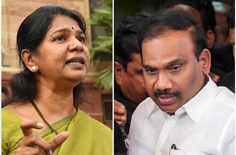 கனிமொழி, ஆ.ராசா