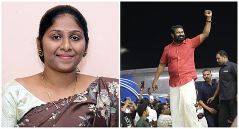 “மலைவாழ் மக்கள் முன்னேற்றம், கல்விக்கு பாடுபடுவேன்” - நாம் தமிழர் வேட்பாளர் வீரப்பன் மகள்
