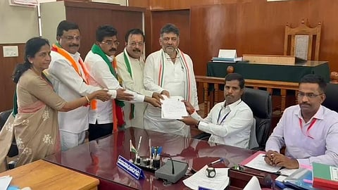 மண்டியா காங்கிரஸ் வேட்பாளரின் சொத்து மதிப்பு ரூ.633 கோடி: டி.கே.சுரேஷின் சொத்து மதிப்பு ரூ.593 கோடி 