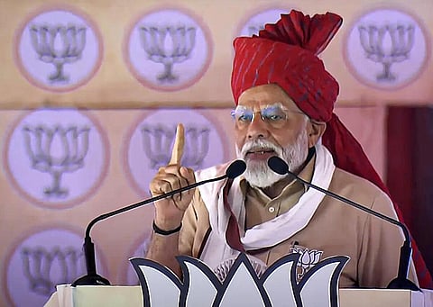 “பாஜகவின் 2019 தேர்தல் வாக்குறுதிகள் பெரும்பாலும் நிறைவேற்றம்’’ - பிரதமர் மோடி