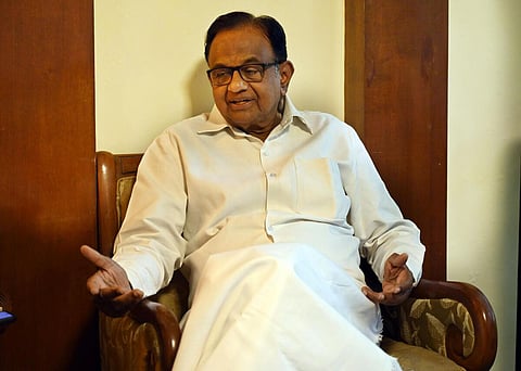 காங்கிரஸ் மூத்த தலைவர் ப.சிதம்பரம் | படம்: ம.பிரபு