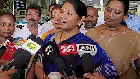 இந்திய - சீன எல்லை விவகாரத்தை திசைதிருப்ப கச்சத்தீவு பிரச்சினையை கிளப்பும் பாஜக: கனிமொழி எம்.பி. குற்றச்சாட்டு