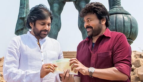 தம்பி பவன் கல்யாணின் ஜனசேனா கட்சிக்கு ரூ.5 கோடி நன்கொடை வழங்கிய சிரஞ்சீவி
