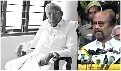 “ஆர்.எம்.வீரப்பன் ஒருபோதும் பணத்துக்கு பின்னால் சென்றவரில்லை” - ரஜினிகாந்த் நேரில் அஞ்சலி