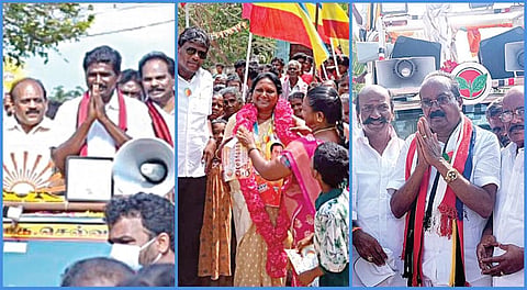 காஞ்சி மக்களவைத் தொகுதியில் முக்கிய கட்சிகள் தீவிர பிரச்சாரம்: வேட்பாளர்கள் வீதி, வீதியாக சென்று வாக்கு சேகரிப்பு