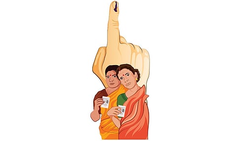 அந்தக் காலத் தேர்தல்: தென்னைமரத்தில் ஒரு குத்து; ஏணியில் ஒரு குத்து