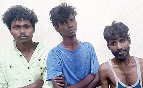 கண்ணகி நகர் பகுதியில் போலீஸாரை தாக்கிய கஞ்சா வியாபாரிகள் 3 பேர் கைது