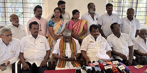 விழுப்புரம் பாஜக அலுவலகத்தில் மாநில துணைத் தலைவர் ஏ.ஜி.சம்பத்
