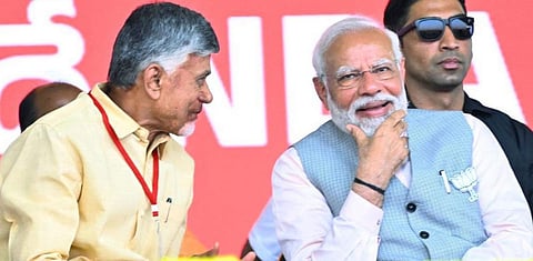 “மக்களை பாதுகாக்கவே பாஜகவுடன் கூட்டணி” - சந்திரபாபு நாயுடு