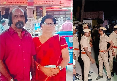 கொலையான தம்பதி - இடப் பக்கம்