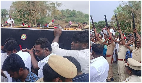 மறைந்த நாகை எம்.பி செல்வராஜின் உடல் அடக்கம்