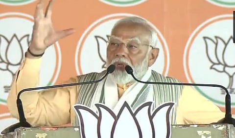 “ராகுல் காந்தி மாவோயிஸ்டுகளின் மொழியில் பேசுகிறார்” - பிரதமர் மோடி குற்றச்சாட்டு