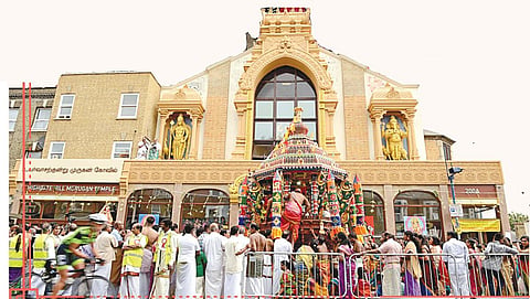 லண்டன் மாநகரில் புகழ்பெற்று விளங்கும் உயர்வாசல் குன்று முருகன் கோயில்