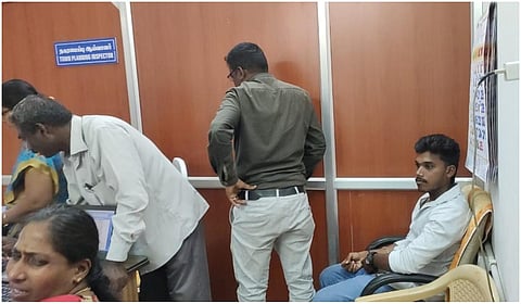 லஞ்ச ஒழிப்புத்துறை போலீஸார் விசாரணை