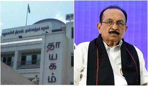 மதிமுக தலைமையகம், மதிமுக பொதுச் செயலாளர் வைகோ.
