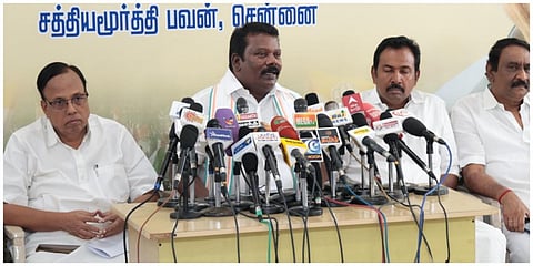 சென்னையில் செய்தியாளர்களைச் சந்தித்த செல்வப்பெருந்தகை