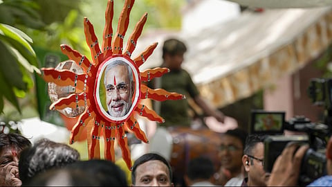 மோடிக்கு மக்கள் தீர்ப்பு: கூட்டணி துணையுடன் மட்டுமே பாஜக ஆட்சி அமைக்க வாய்ப்பு!